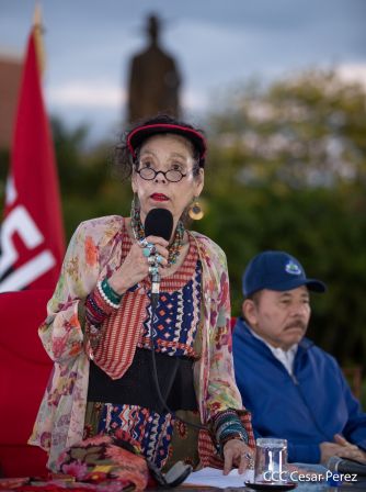 Acto de conmemoración del 87 aniversario del paso a la inmortalidad del General Augusto C. Sandino