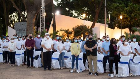Acto de conmemoración del 87 aniversario del paso a la inmortalidad del General Augusto C. Sandino