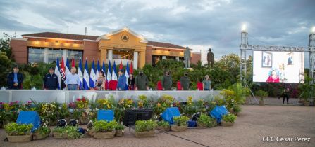 Acto de conmemoración del 87 aniversario del paso a la inmortalidad del General Augusto C. Sandino