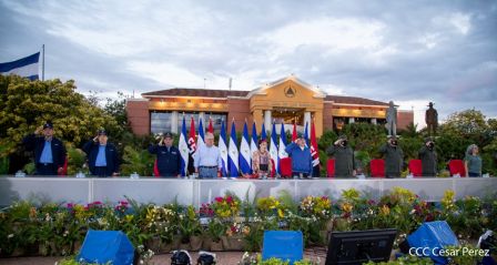 Acto de conmemoración del 87 aniversario del paso a la inmortalidad del General Augusto C. Sandino