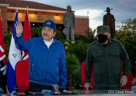 Acto de conmemoración del 87 aniversario del paso a la inmortalidad del General Augusto C. Sandino