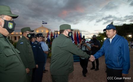 Acto de conmemoración del 87 aniversario del paso a la inmortalidad del General Augusto C. Sandino