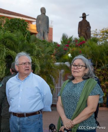 Acto de conmemoración del 87 aniversario del paso a la inmortalidad del General Augusto C. Sandino