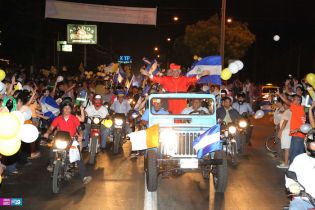 Pueblo de Nicaragua recibe a Su Eminencia el Cardenal Leopoldo Brenes