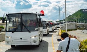 Llegan a Nicaragua 150 nuevos buses para el pueblo