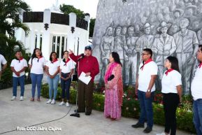 Conmemoración del 86 aniversario del natalicio del Comandante Carlos Fonseca
