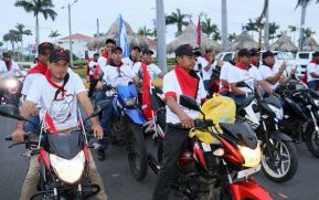 Caminatas y caravanas en toda Nicaragua en Fuerza de Victorias celebrando el 43/19