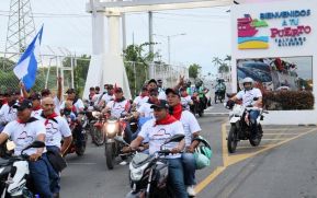 Caminatas y caravanas en toda Nicaragua en Fuerza de Victorias celebrando el 43/19