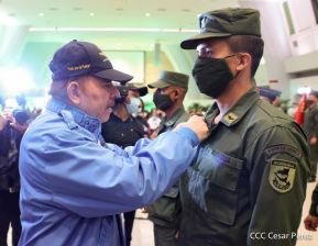 Acto del 43 aniversario de la fundación de la Fuerza Aérea del Ejército de Nicaragua