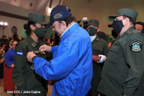 Acto del 43 aniversario de la fundación de la Fuerza Aérea del Ejército de Nicaragua