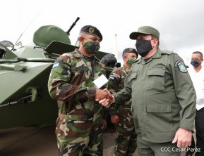 Inauguración de la Exposición Estática del Ejército de Nicaragua