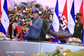 Acto del 42 aniversario de la fundación de la Fuerza Naval del Ejército de Nicaragua