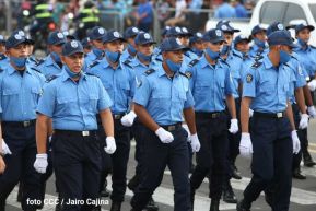 Desfile Policial En Fuerzas de Victorias desde la Avenida de Bolívar a Chávez