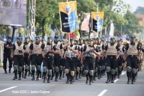 Desfile Policial En Fuerzas de Victorias desde la Avenida de Bolívar a Chávez