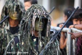 Desfile Policial En Fuerzas de Victorias desde la Avenida de Bolívar a Chávez