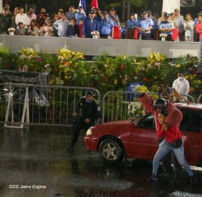 Desfile Policial En Fuerzas de Victorias desde la Avenida de Bolívar a Chávez