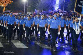 Desfile Policial En Fuerzas de Victorias desde la Avenida de Bolívar a Chávez