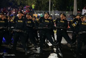 Desfile Policial En Fuerzas de Victorias desde la Avenida de Bolívar a Chávez