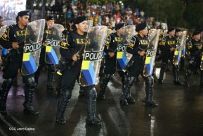 Desfile Policial En Fuerzas de Victorias desde la Avenida de Bolívar a Chávez
