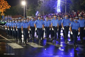 Desfile Policial En Fuerzas de Victorias desde la Avenida de Bolívar a Chávez