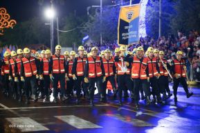 Desfile Policial En Fuerzas de Victorias desde la Avenida de Bolívar a Chávez