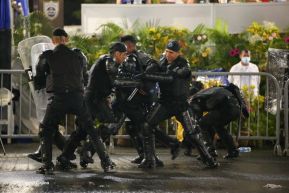 Desfile Policial En Fuerzas de Victorias desde la Avenida de Bolívar a Chávez