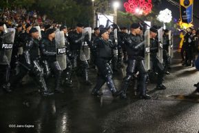 Desfile Policial En Fuerzas de Victorias desde la Avenida de Bolívar a Chávez