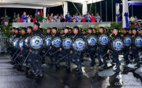 Desfile Policial En Fuerzas de Victorias desde la Avenida de Bolívar a Chávez