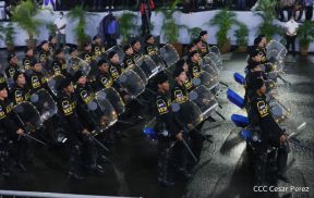 Desfile Policial En Fuerzas de Victorias desde la Avenida de Bolívar a Chávez