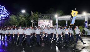 Desfile Policial En Fuerzas de Victorias desde la Avenida de Bolívar a Chávez