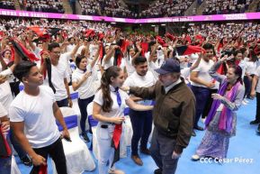Clausura del Congreso de Juventud Sandinista 19 de Julio