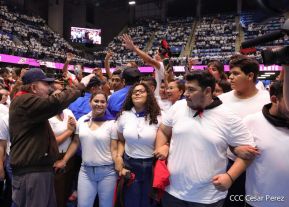 Clausura del Congreso de Juventud Sandinista 19 de Julio