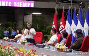 Clausura del Congreso de Juventud Sandinista 19 de Julio
