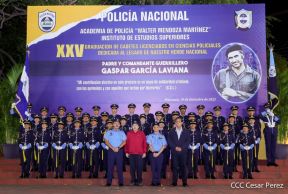 XXV Graduación de la Academia de Policía Walter Mendoza Martínez