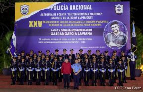 XXV Graduación de la Academia de Policía Walter Mendoza Martínez