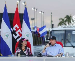 Gobierno de Nicaragua celebra entrega del primer lote de autobuses rusos