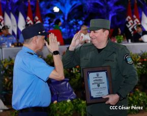 Acto del 44 Aniversario del Ejército de Nicaragua