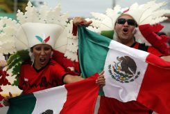 Brasil 2014: Seguidores de Brasil y México esperan encuentro