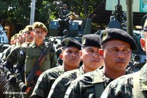 Acto Regional de Entrega de Técnica Militar a la Brigada de Infantería Mecanizada General Augusto C. Sandino