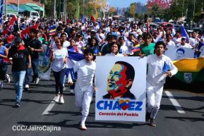 Nicaragüenses homenajean al Comandante Eterno Hugo Chávez a 12 años de su tránsito a la inmortalidad