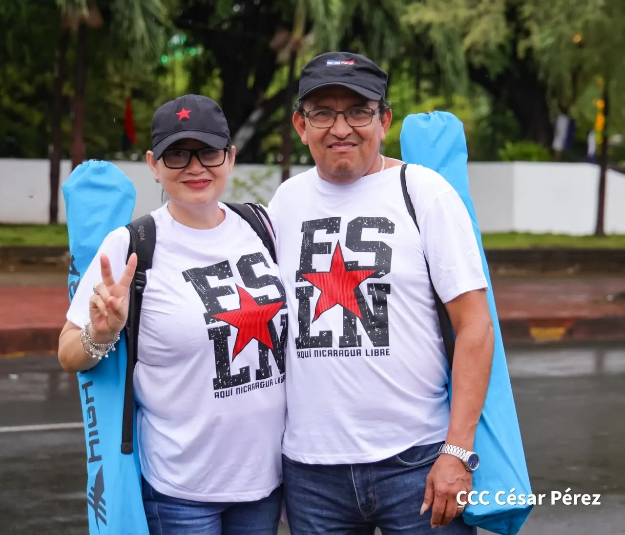 Militancia sandinista protagoniza caminata en homenaje al 47/19 en Managua
