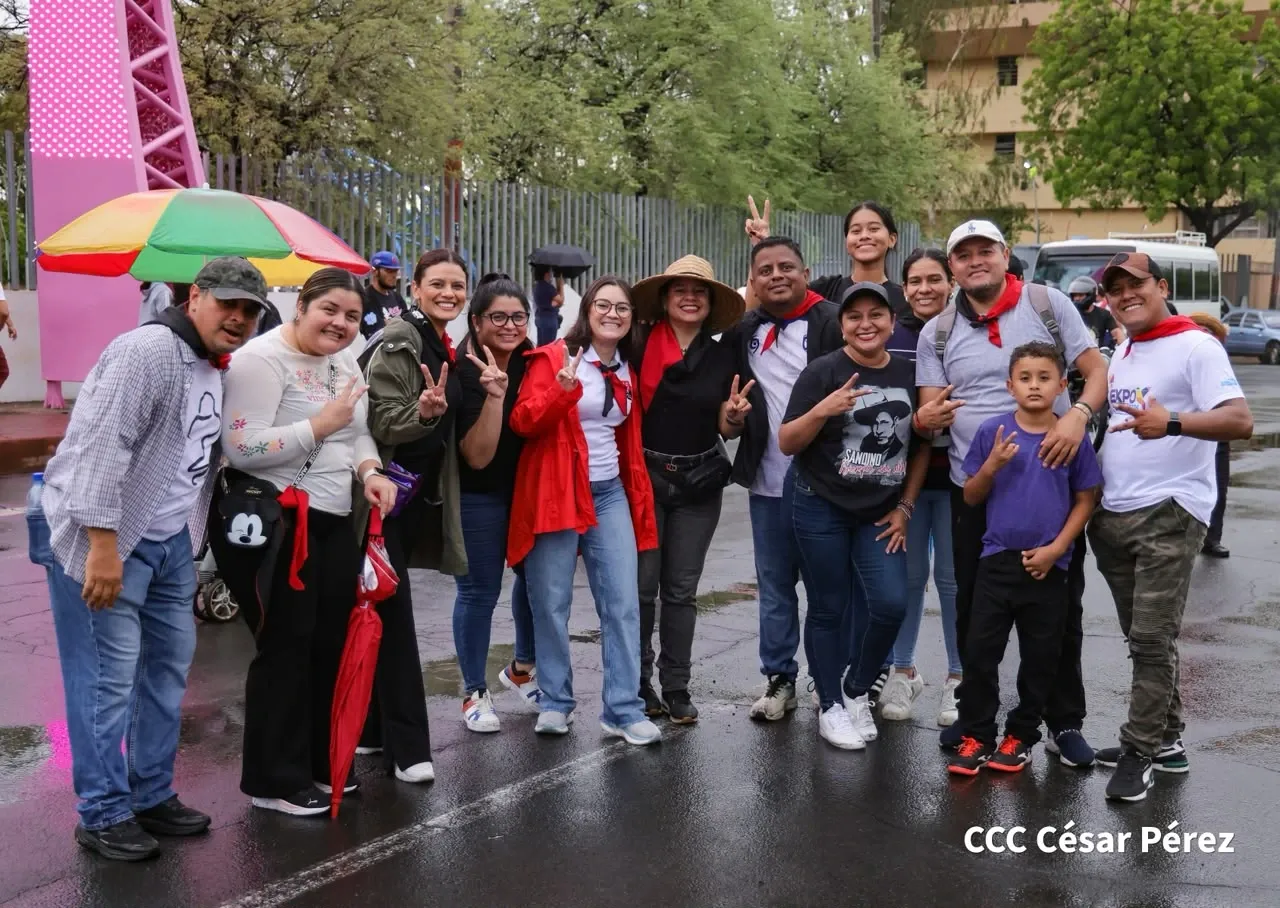 Militancia sandinista protagoniza caminata en homenaje al 47/19 en Managua
