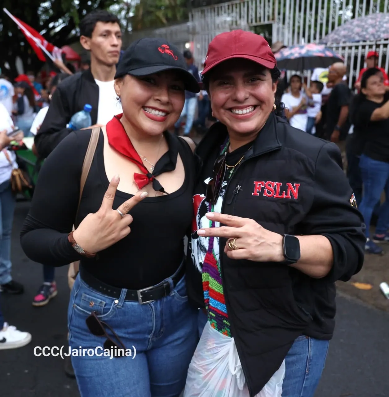 Militancia sandinista protagoniza caminata en homenaje al 47/19 en Managua