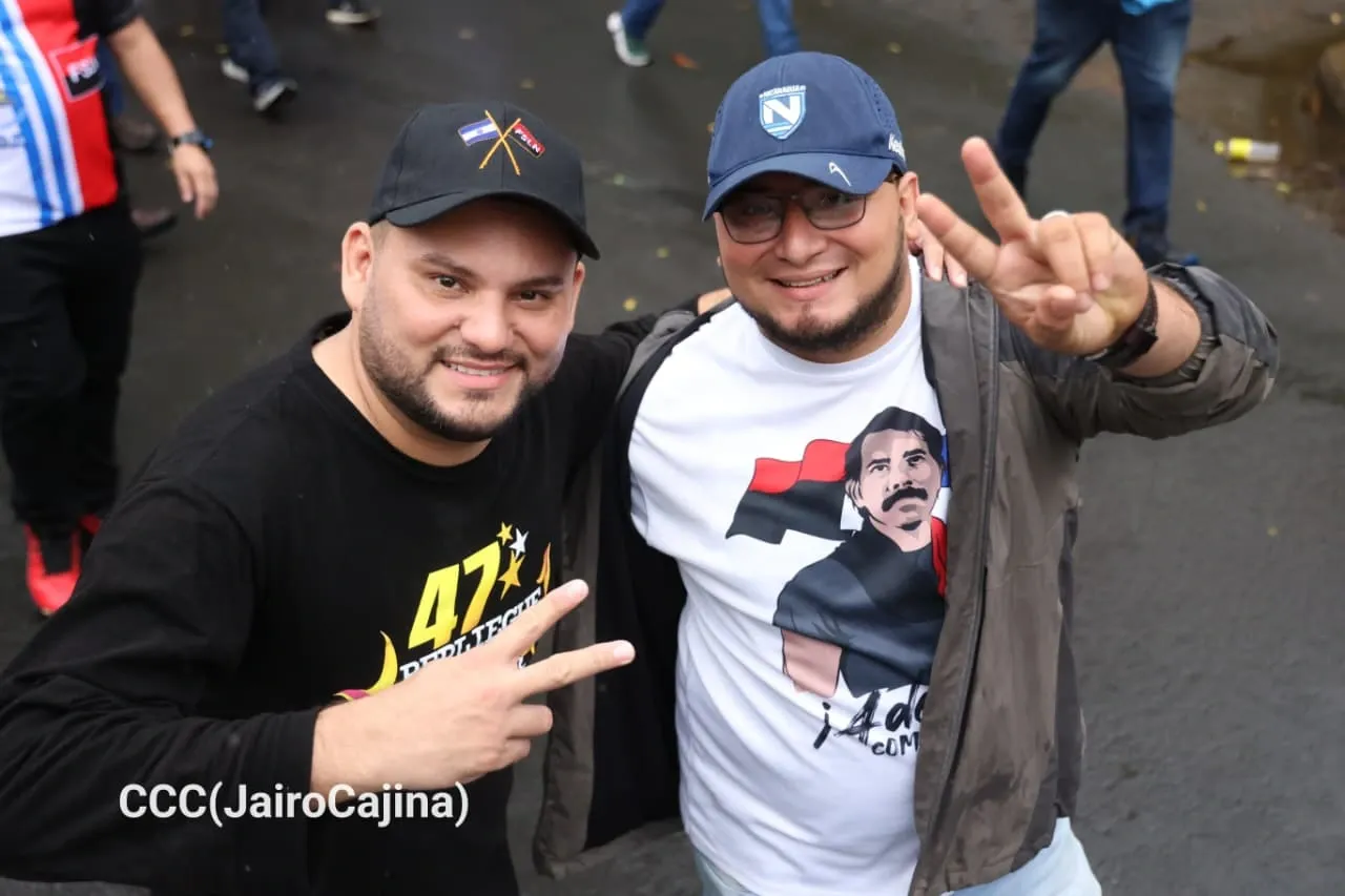 Militancia sandinista protagoniza caminata en homenaje al 47/19 en Managua