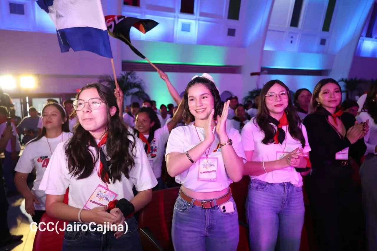 Juventud Sandinista celebra Congreso Nacional ¡Siempre más allá!