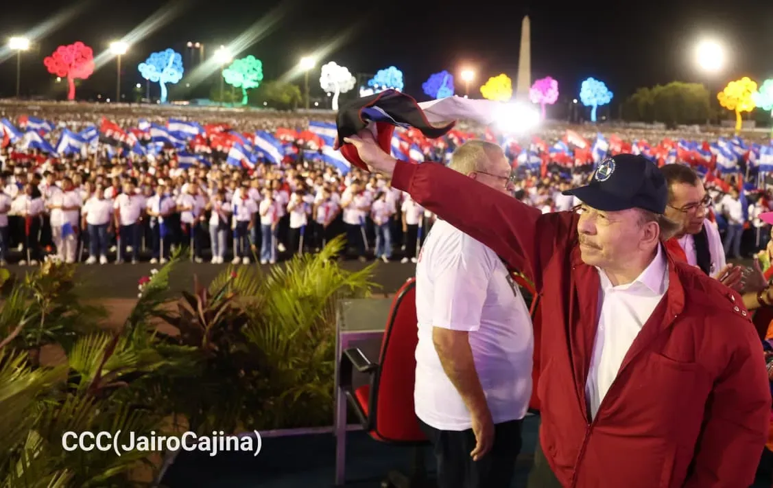 Acto central del 47.° aniversario del triunfo de la Revolución Popular Sandinista