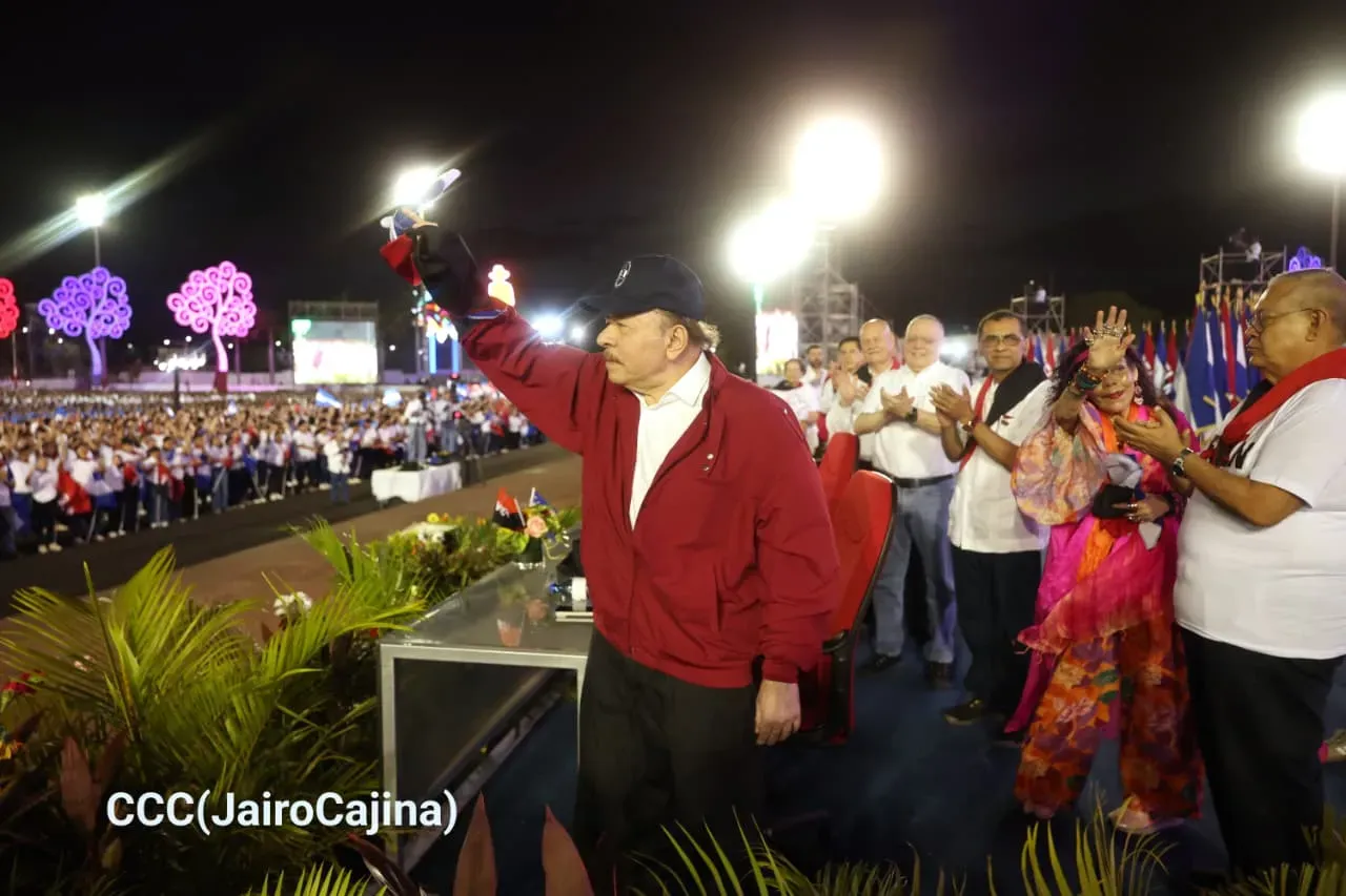 Acto central del 47.° aniversario del triunfo de la Revolución Popular Sandinista