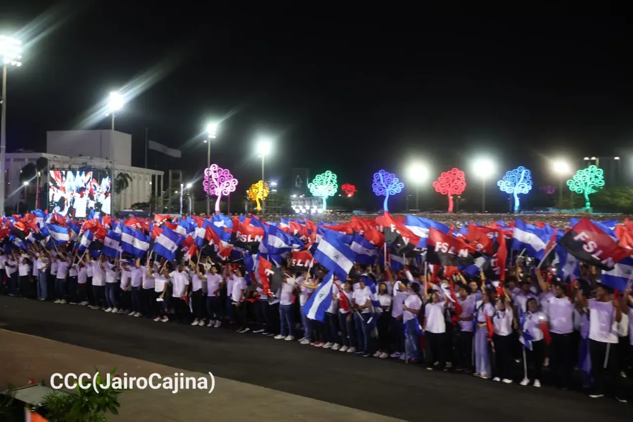 Acto central del 47.° aniversario del triunfo de la Revolución Popular Sandinista