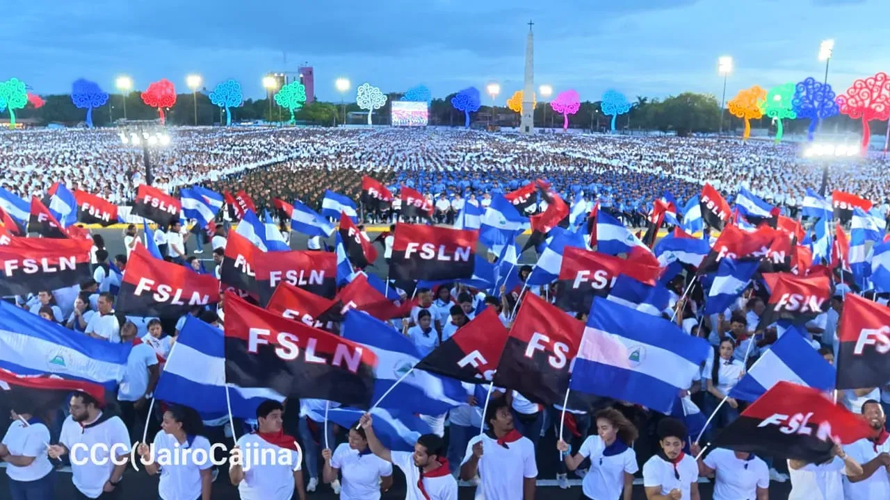 Acto central del 47.° aniversario del triunfo de la Revolución Popular Sandinista