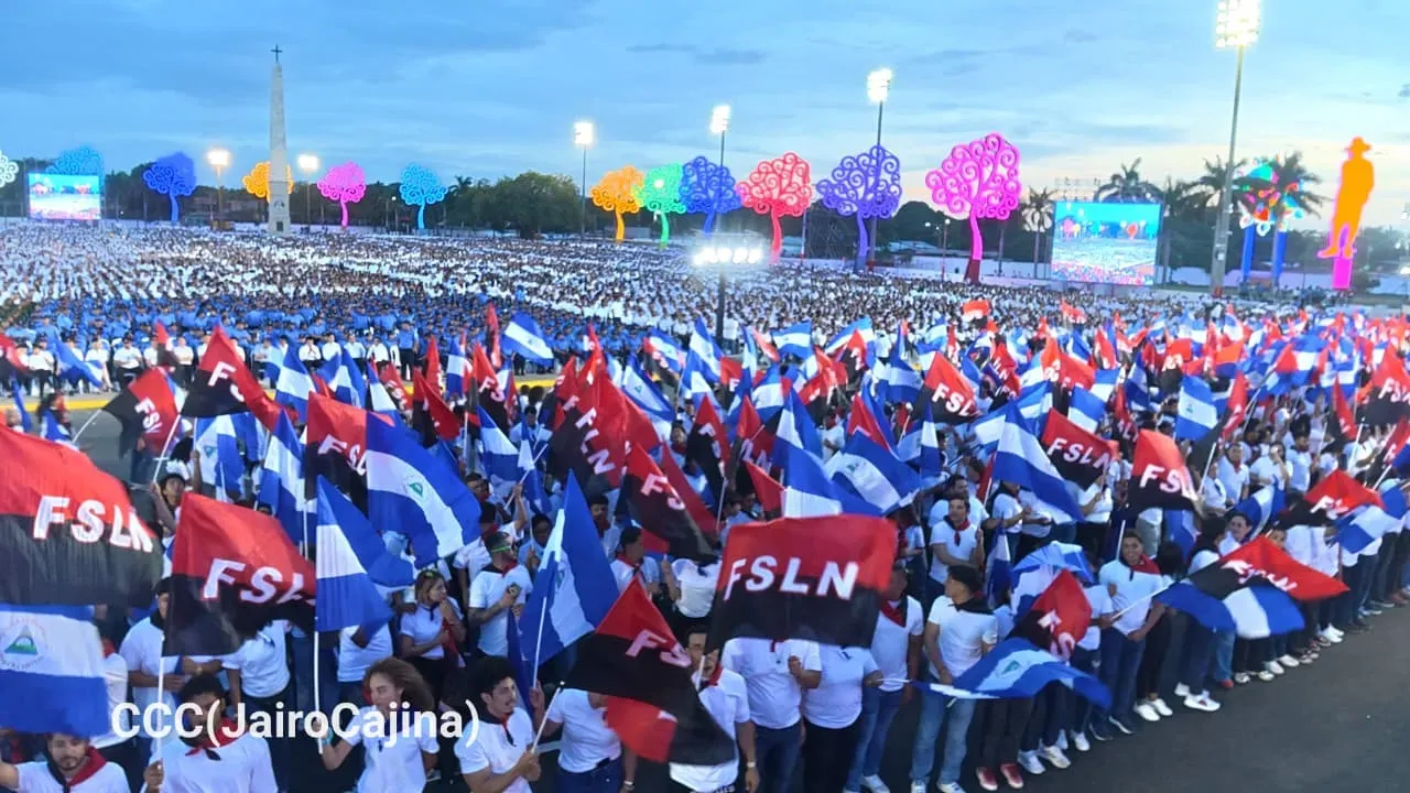 Acto central del 47.° aniversario del triunfo de la Revolución Popular Sandinista